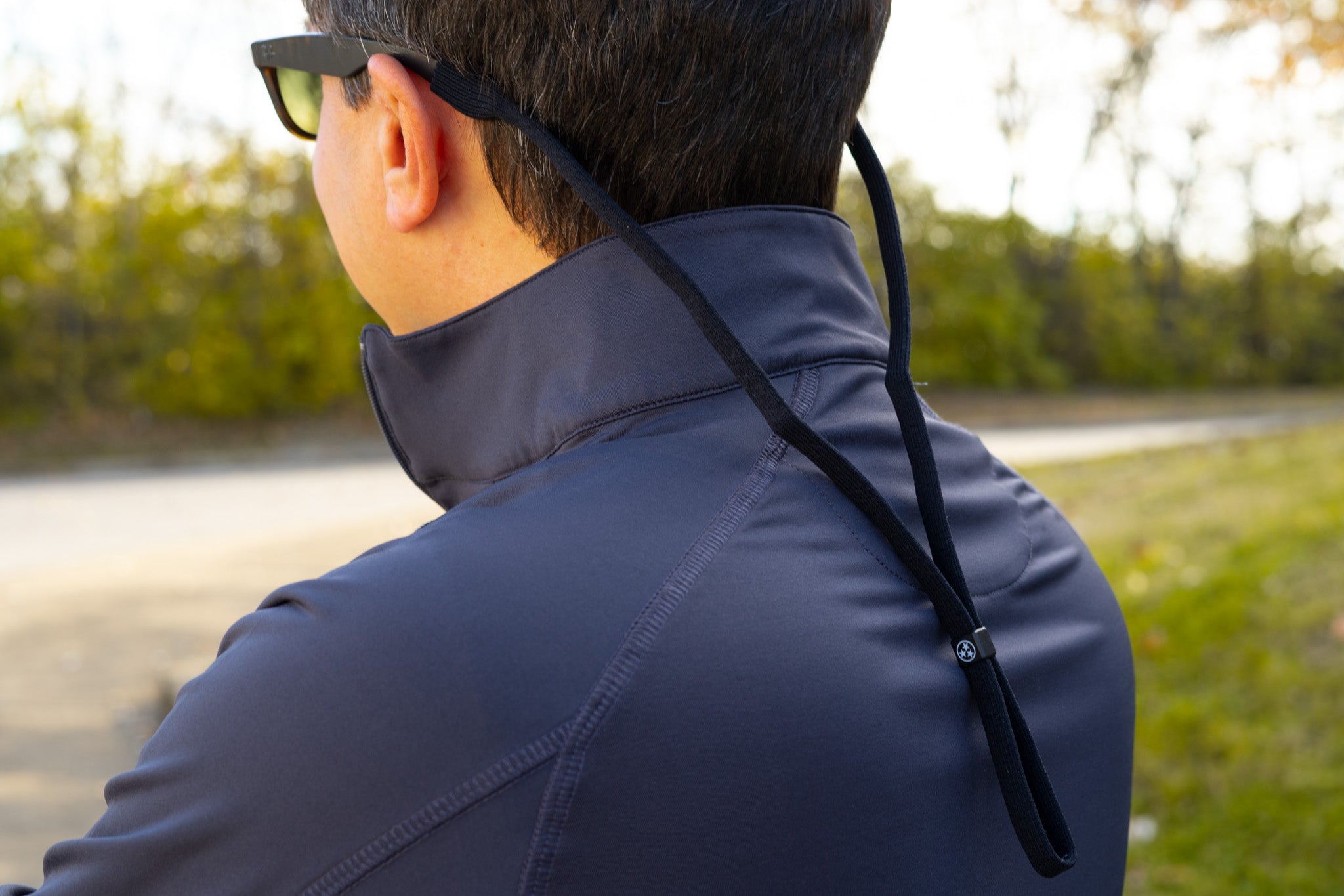 Black Tristar Sunglass Straps