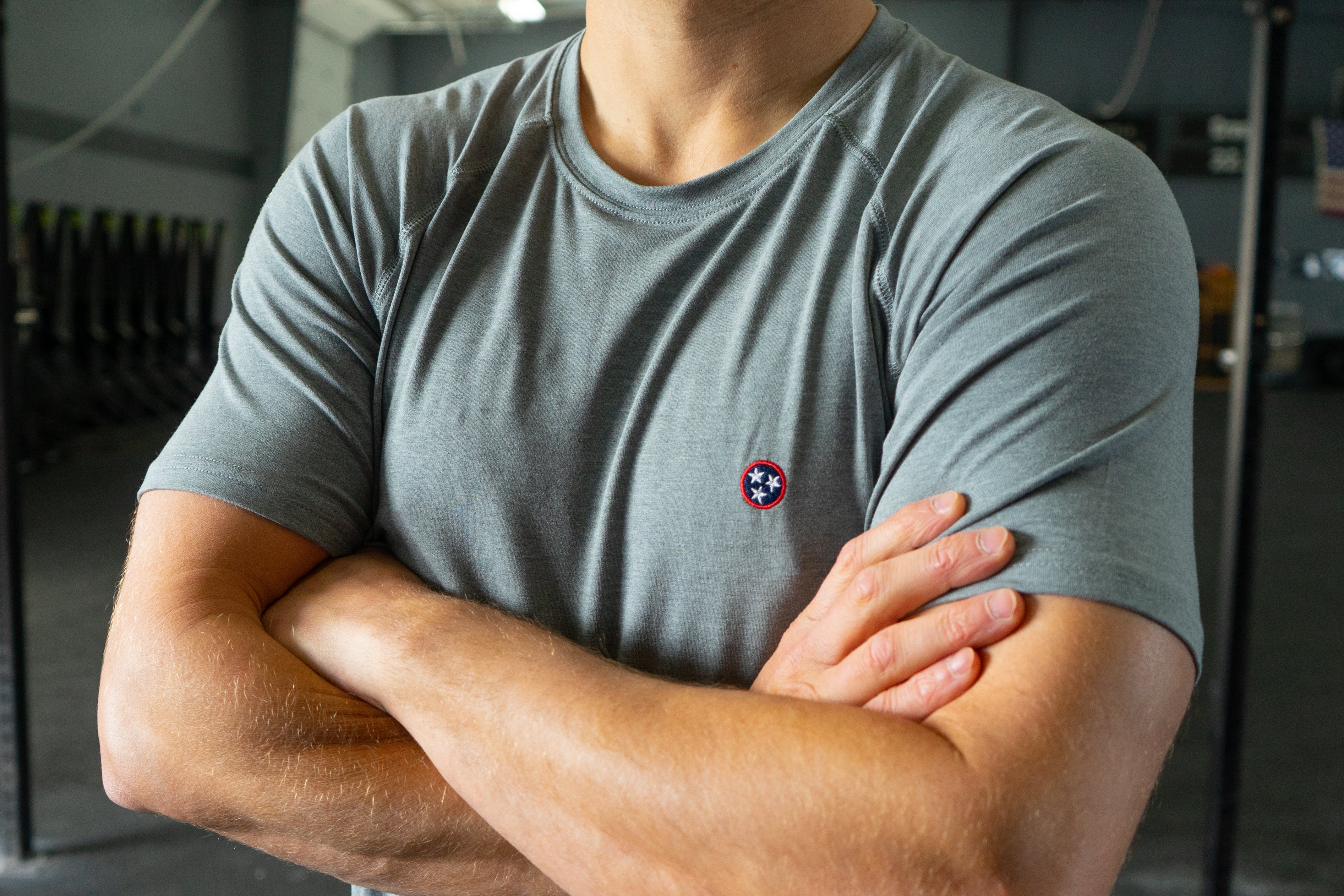 Heather Grey Tristar Active Tee