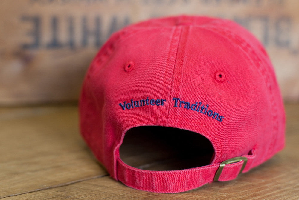 Volunteer Traditions Tennessee Red Tristar Hat from the back.