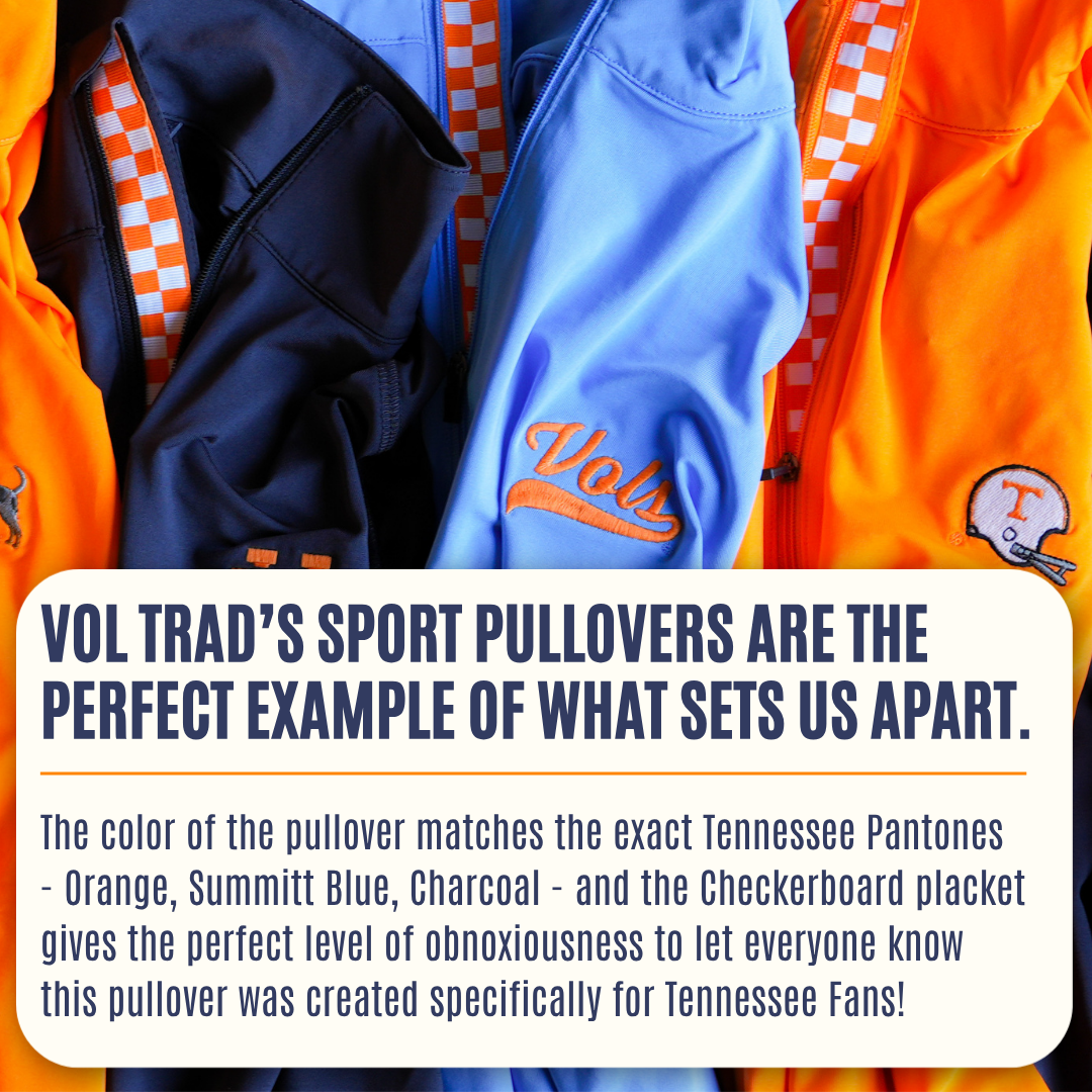 University of Tennessee Officially Licensed Script Vols 1/4 Zip