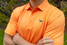 Orange All Power T Bluetick Polo