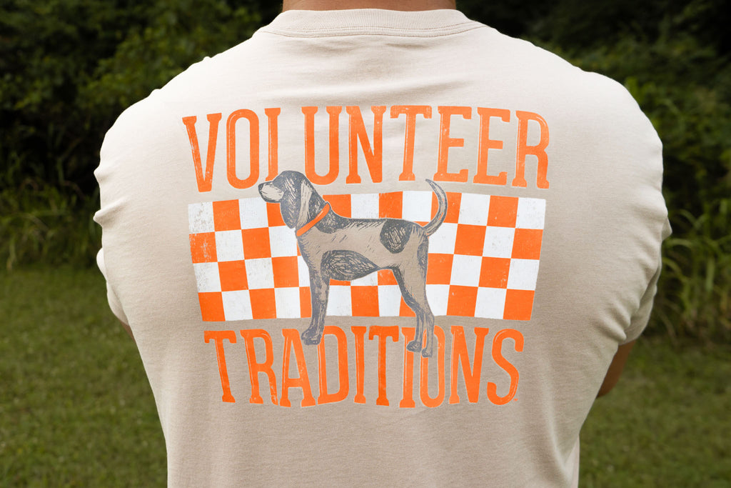 Bluetick Checkerboard Pocket Tees