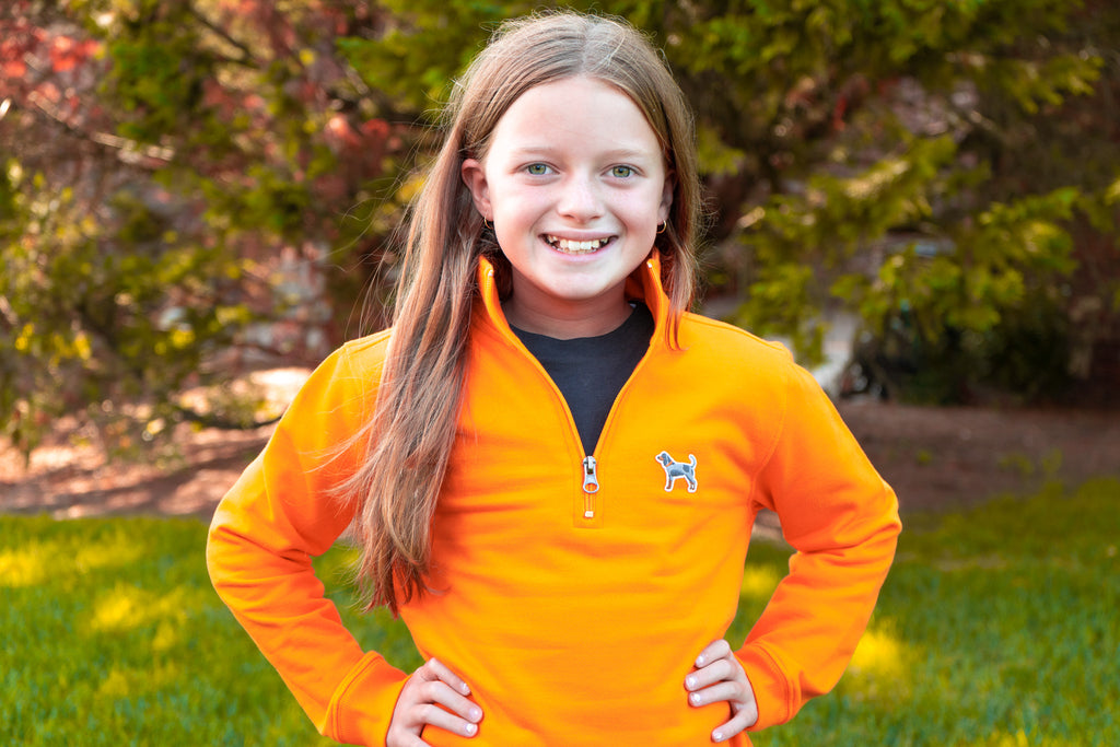 Bluetick Kid's 1/4 Zip Pullovers