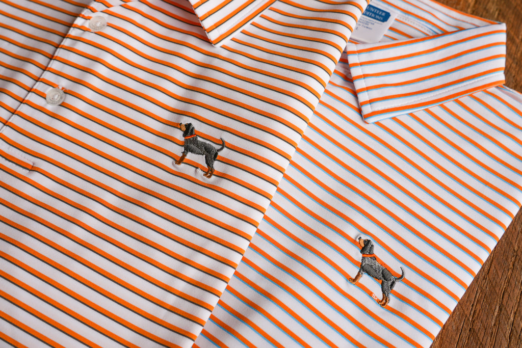 Bluetick Premier Stripe Polos