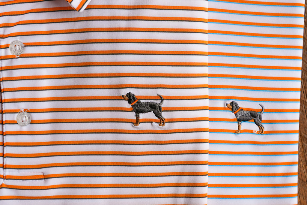 Bluetick Premier Stripe Polos