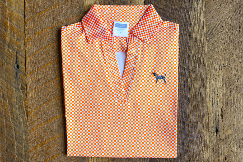 Women's Bluetick Checkerboard Polos