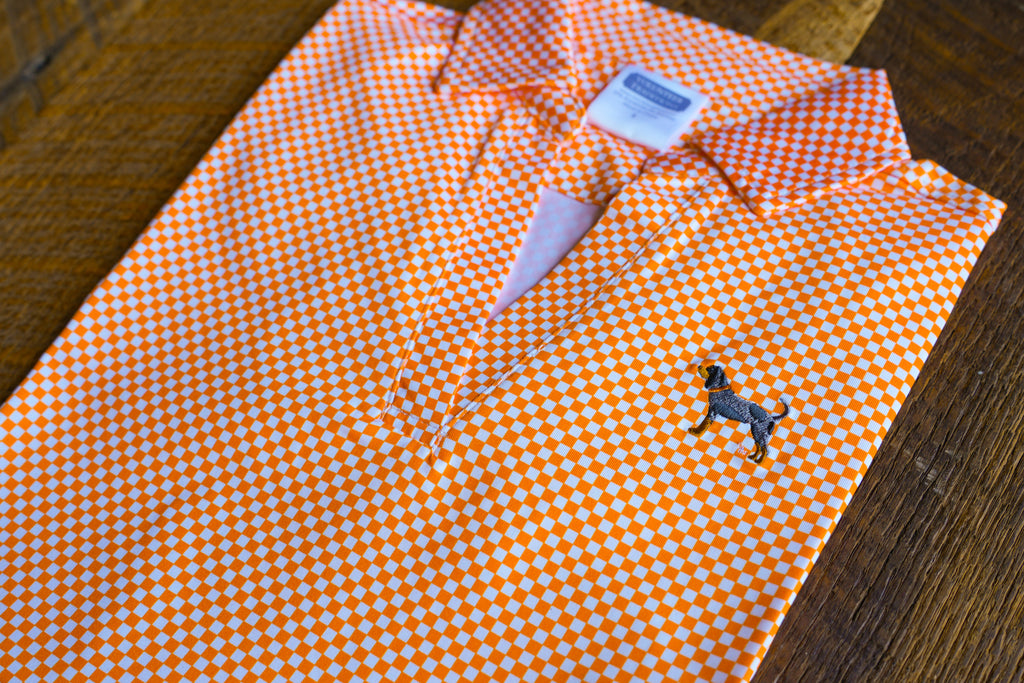 Women's Bluetick Checkerboard Polos