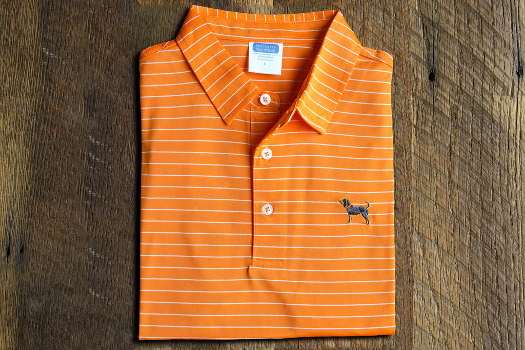 Bluetick Club Stripe Polos
