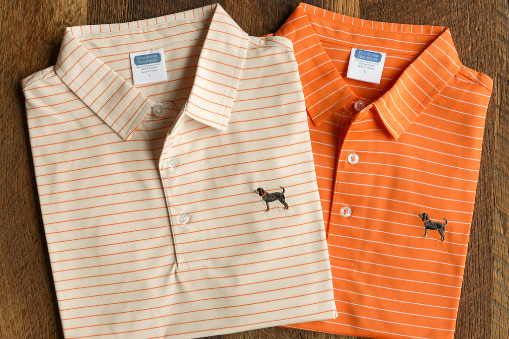 Bluetick Club Stripe Polos