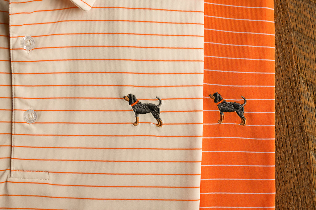 Bluetick Club Stripe Polos