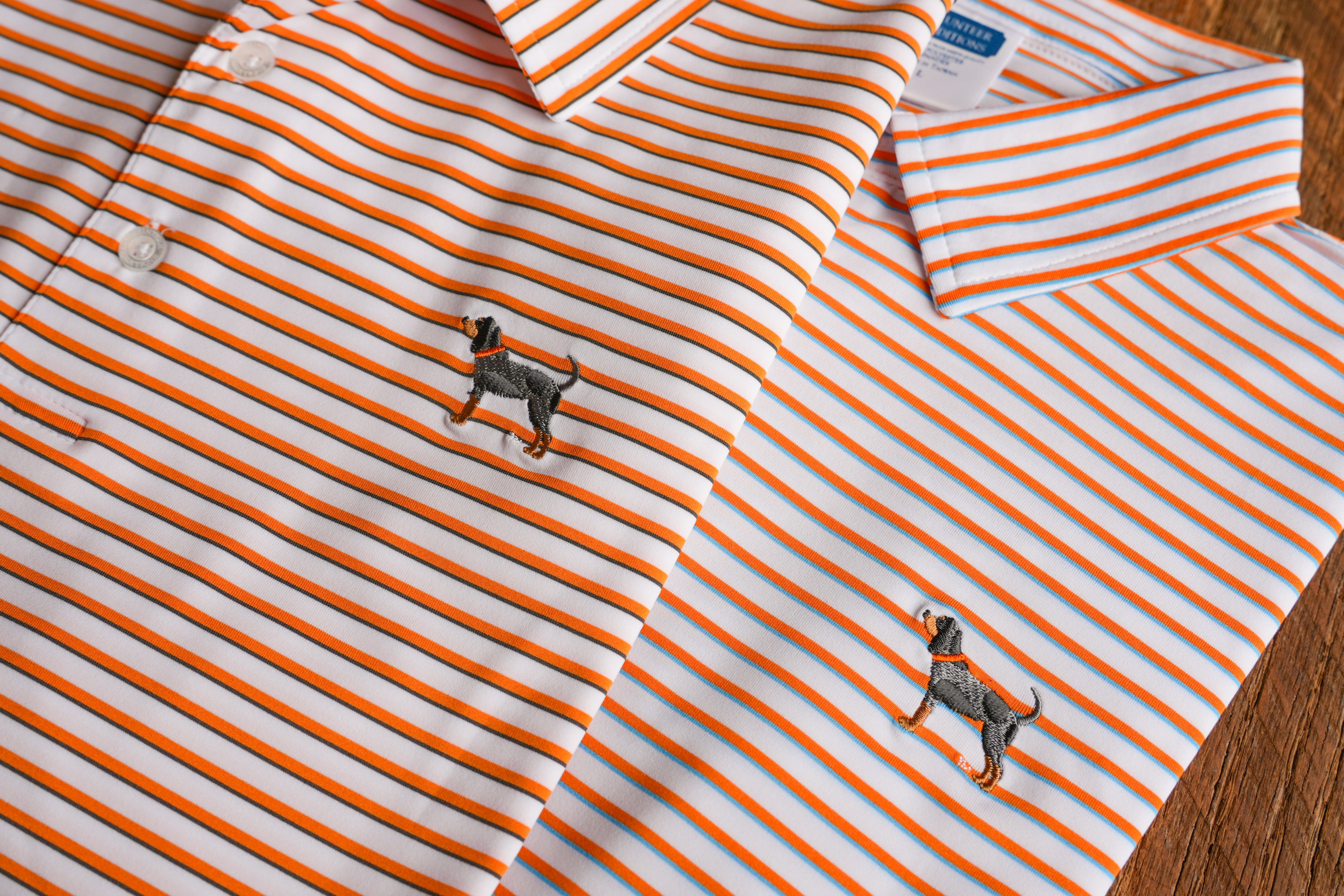 University of Tennessee Licensed Bluetick Premier Stripe Polo