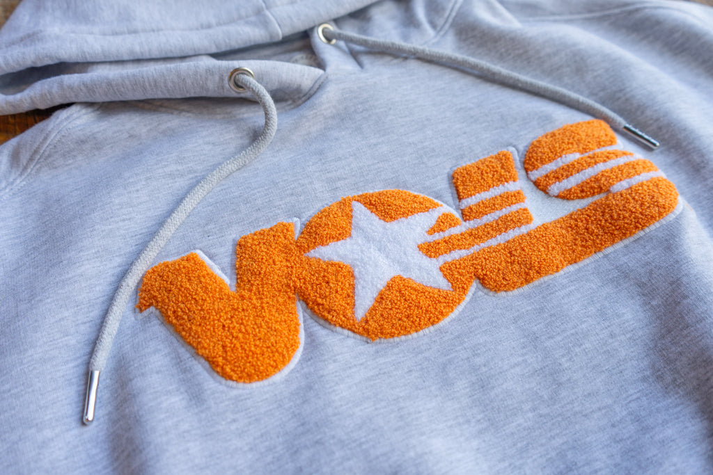 Star Vols Chenille Cropped Hoodie