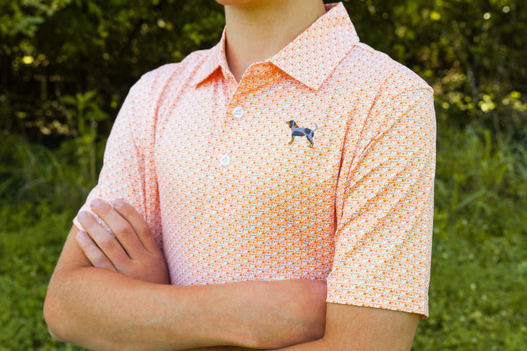Kid's Bluetick Star Vols Polos