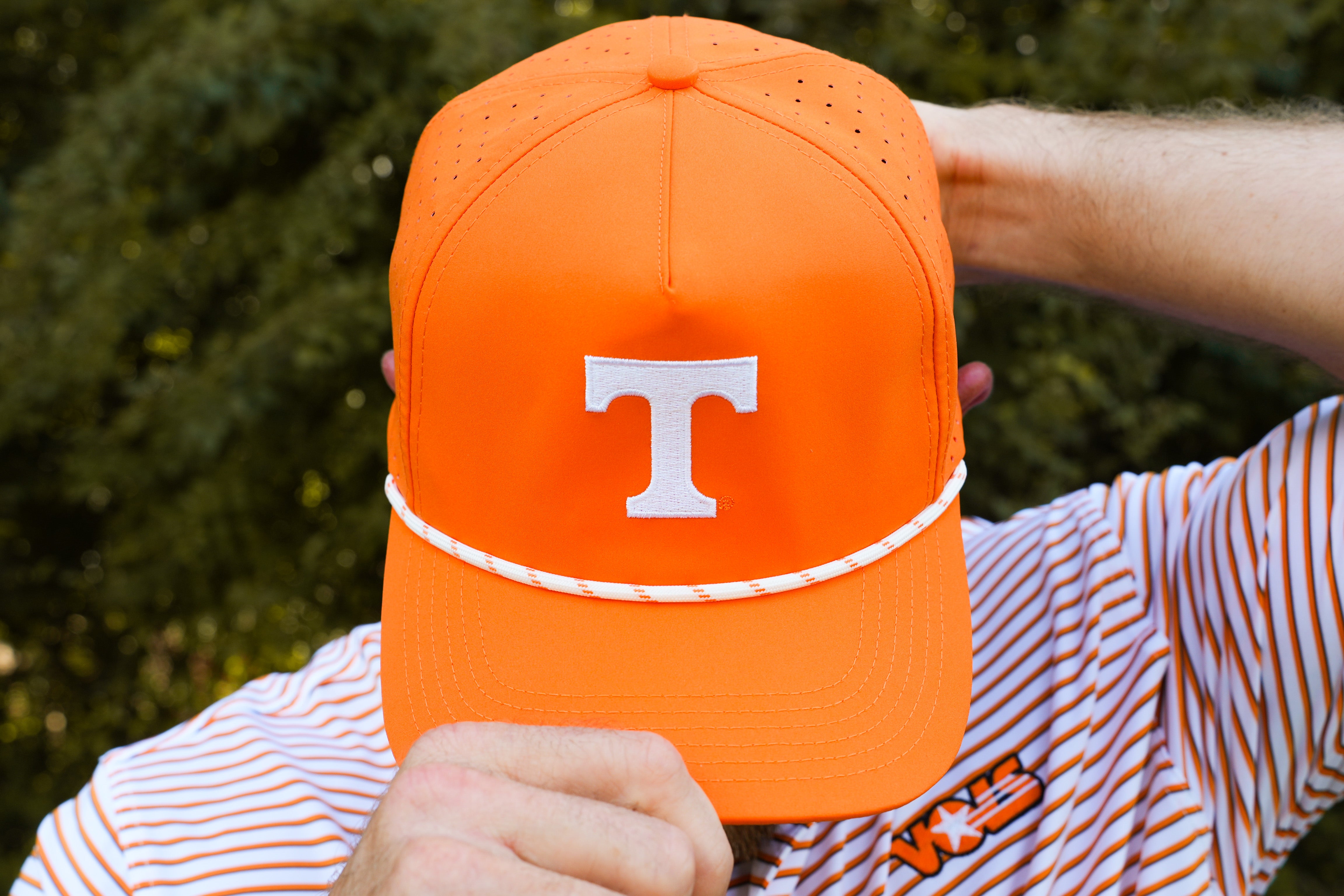 Casquette Baseball Brodée NCAA Tennessee Volunteers - Taille Ajustable, Neuve Sans étiquette - Orange Vif