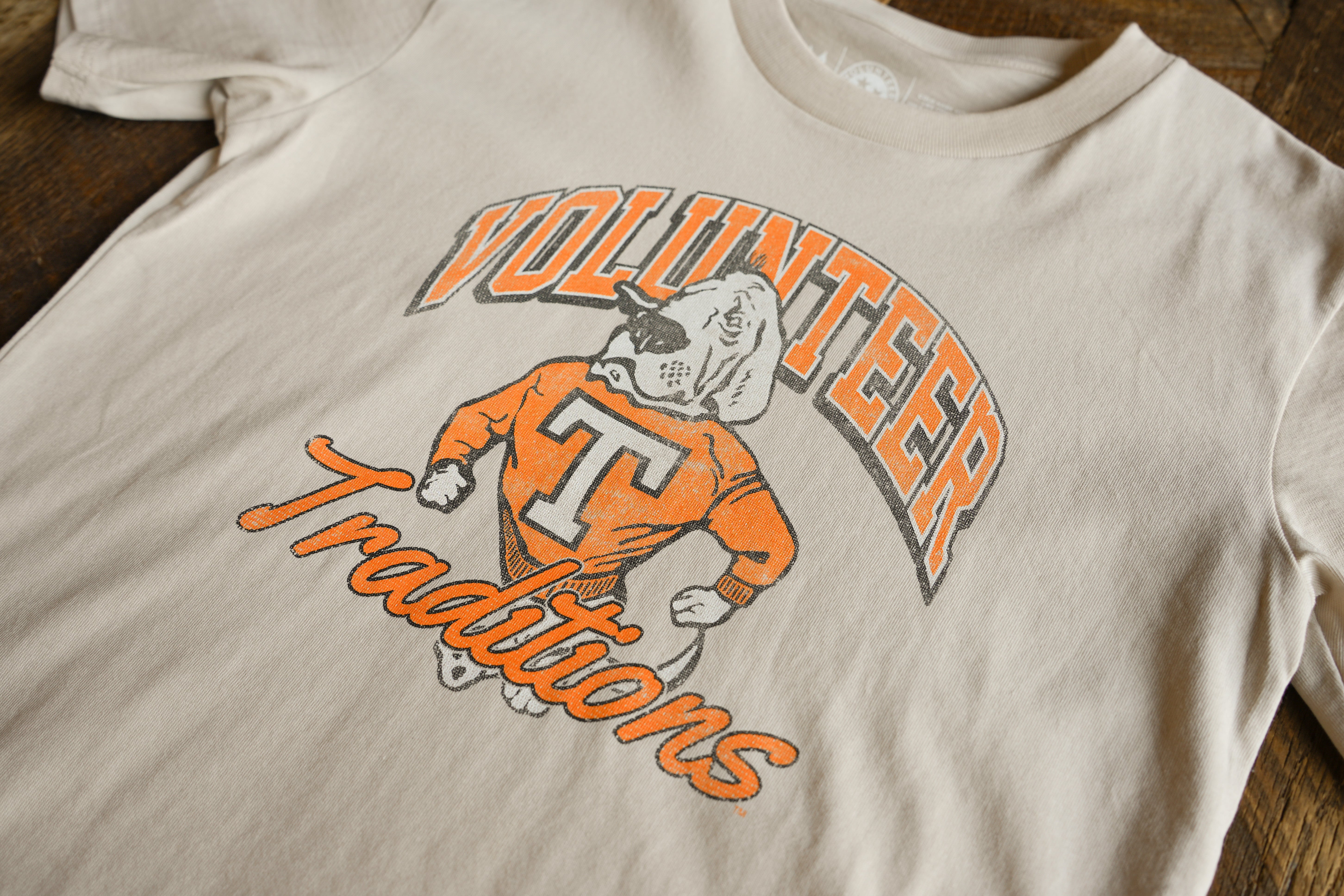 Funny Tennessee T-Shirt – "Buck FAMA" Graphic Tee, Orange & White Team Colors, Short Sleeve, Unisex Fit, Heather Grey