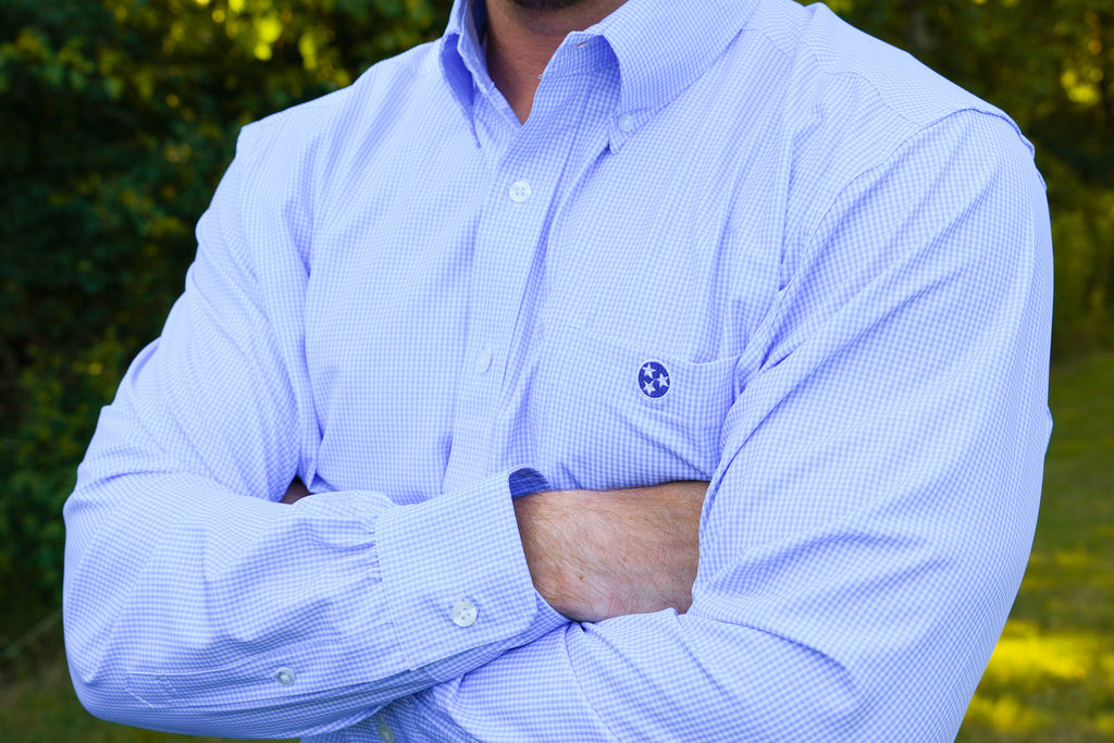 Tristar Micro Gingham Performance Button Downs