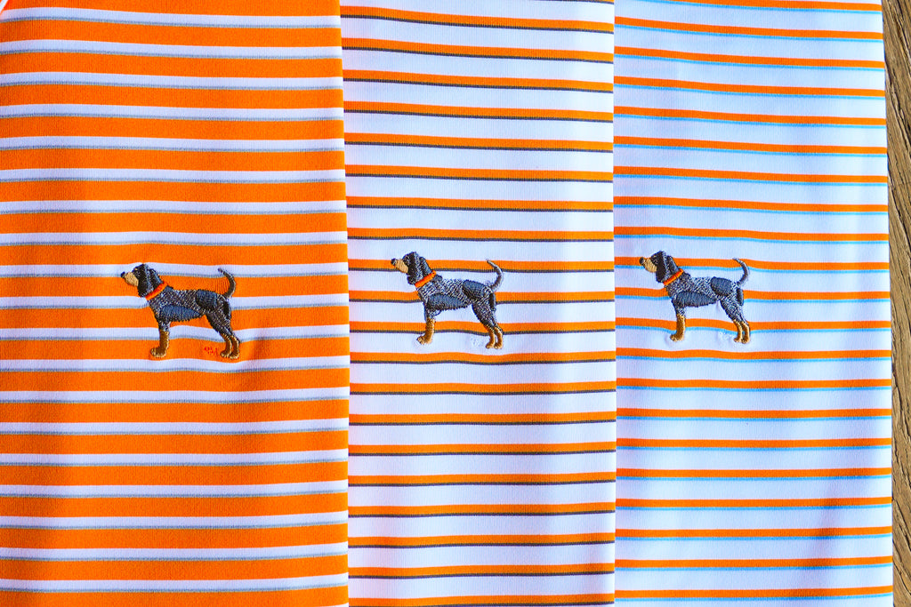 Bluetick Premier Stripe Polos