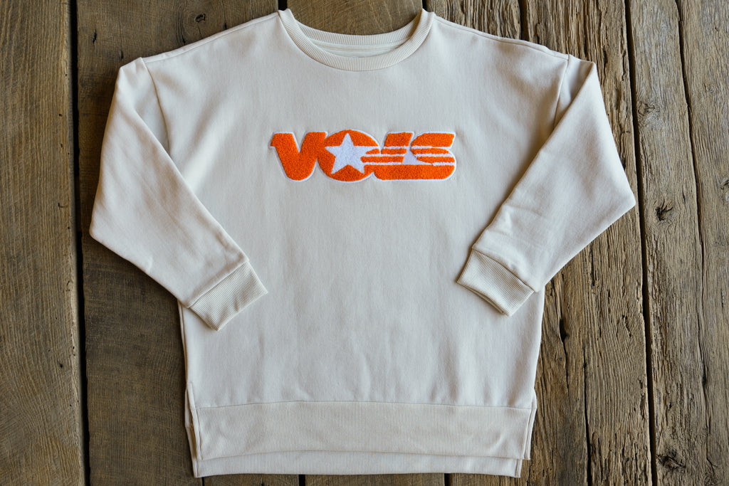 Star Vols Chenille Relaxed Crew