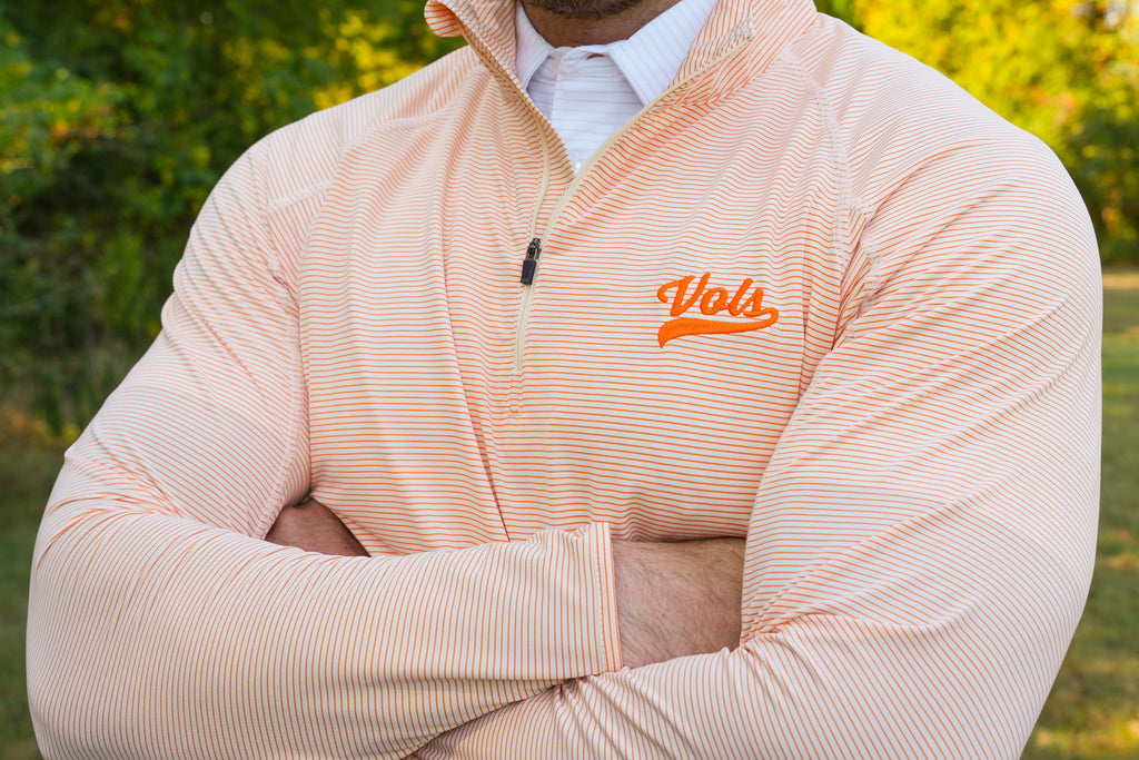 Script Vols Manning Stripe Pullovers
