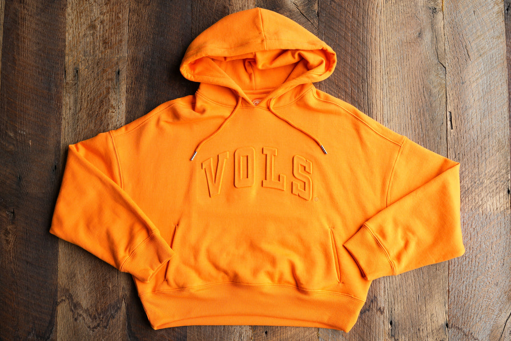 Vols Embossed Cropped Hoodie