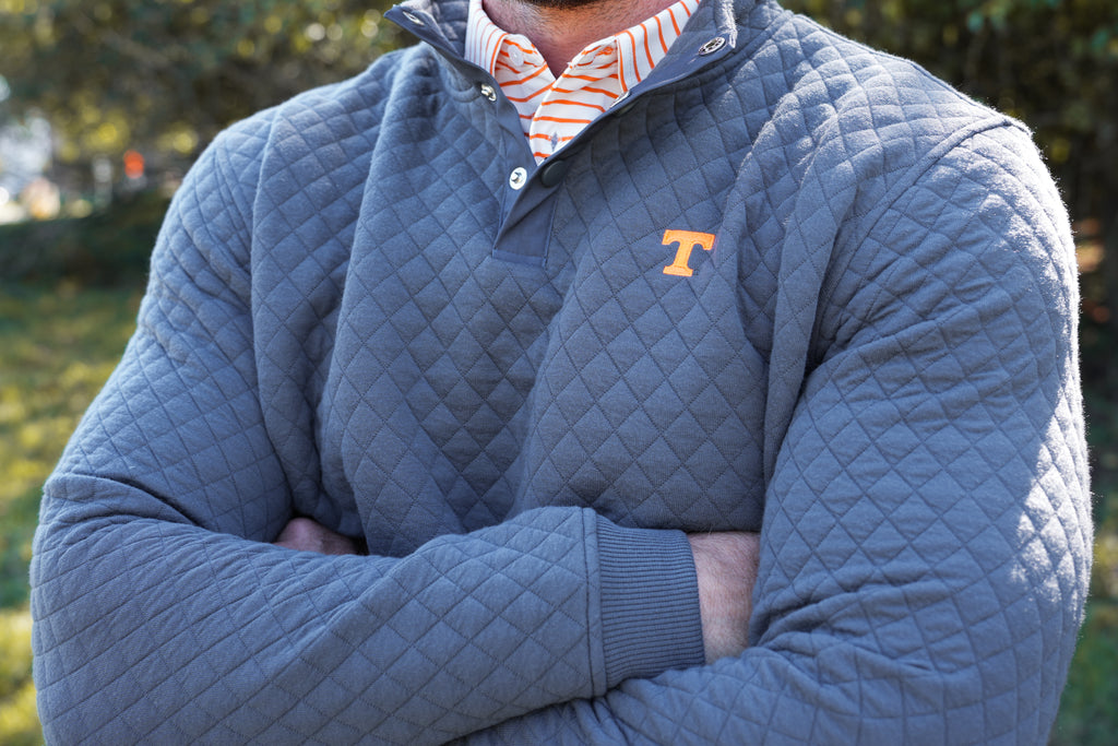 Power T Quilted Snap Pullovers