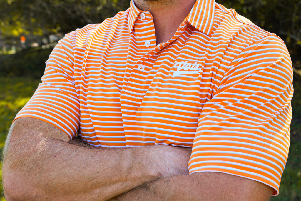 Script Vols Premier Stripe Polos