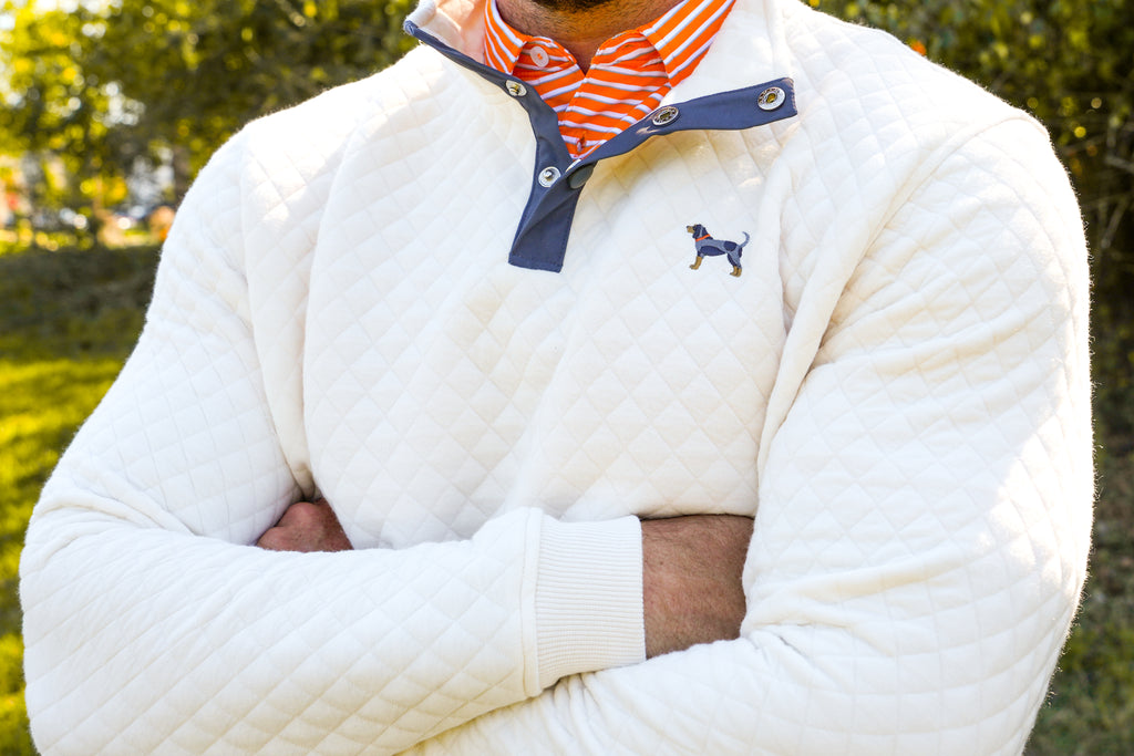 Bluetick Quilted Snap Pullovers