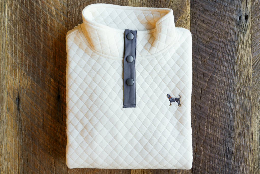 Bluetick Quilted Snap Pullovers