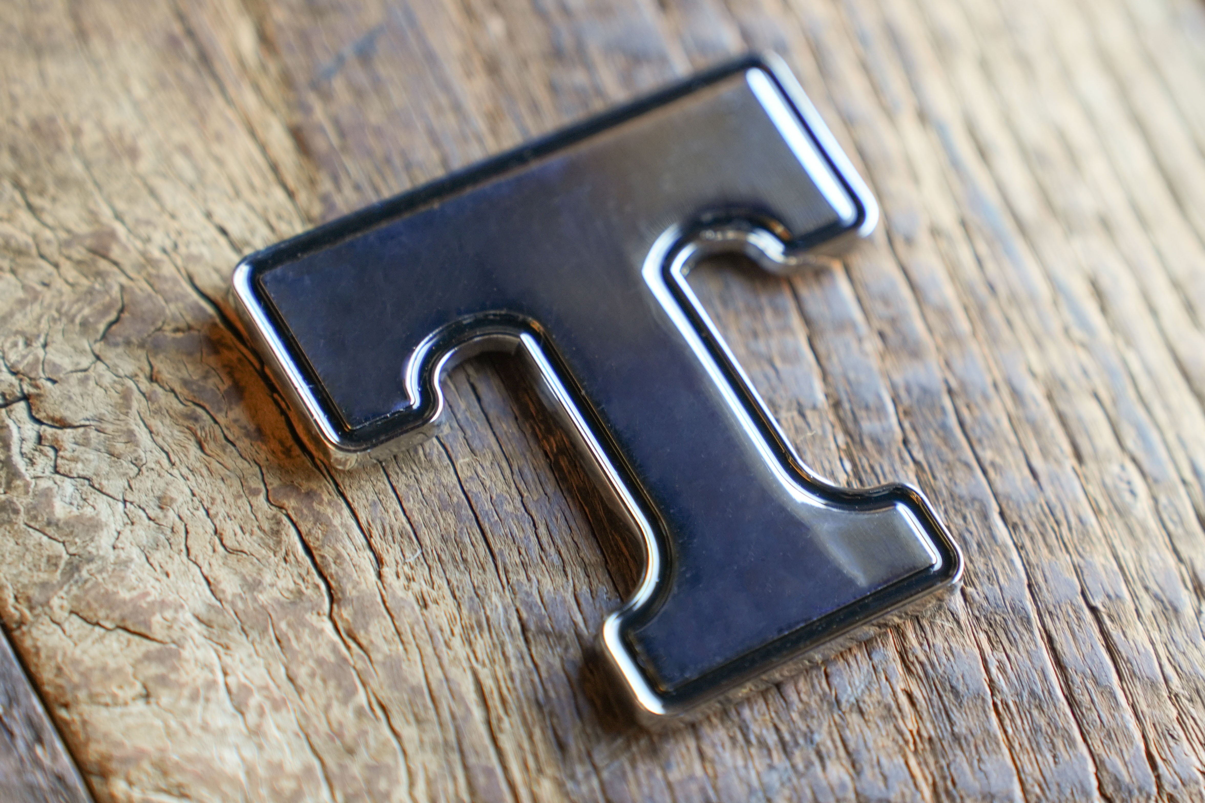 University of Tennessee Licensed Metal Power T Car Emblem by