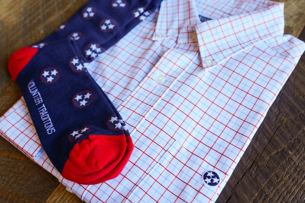 Tristar Tattersall Performance Button Downs + Sock Bundles