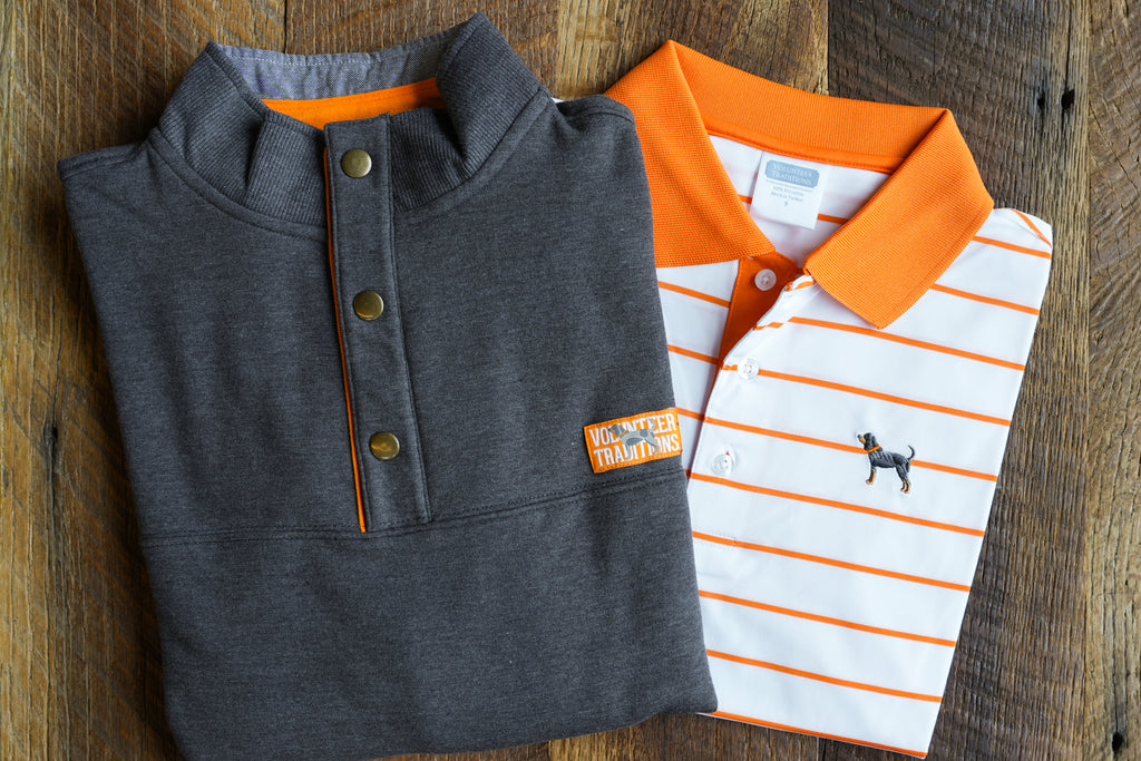 Bluetick Polo + Snap Pullover Bundle