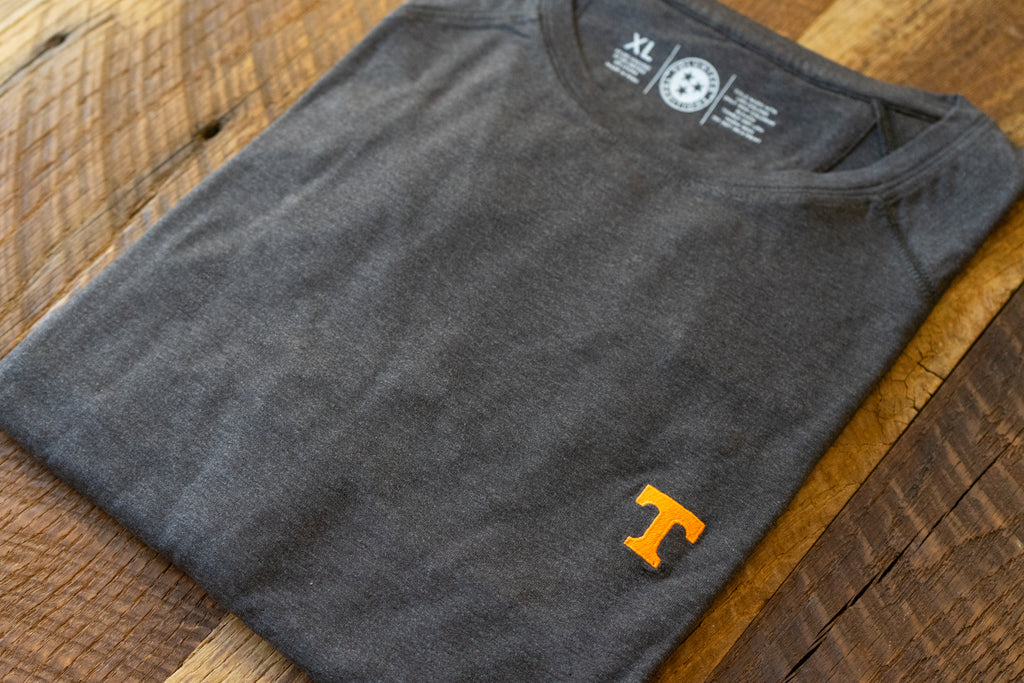 Charcoal Power T Long Sleeve Active Tee