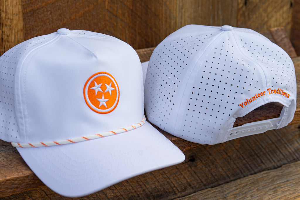 White w/ Orange Tristar Signature Hat