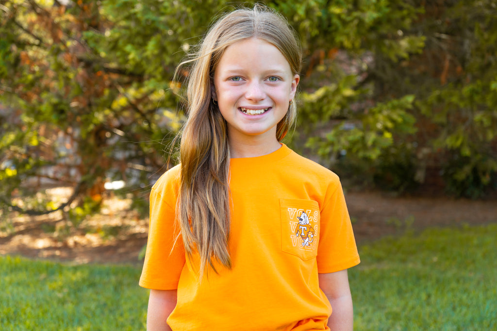 Vols Smokey Kid's Pocket Tees