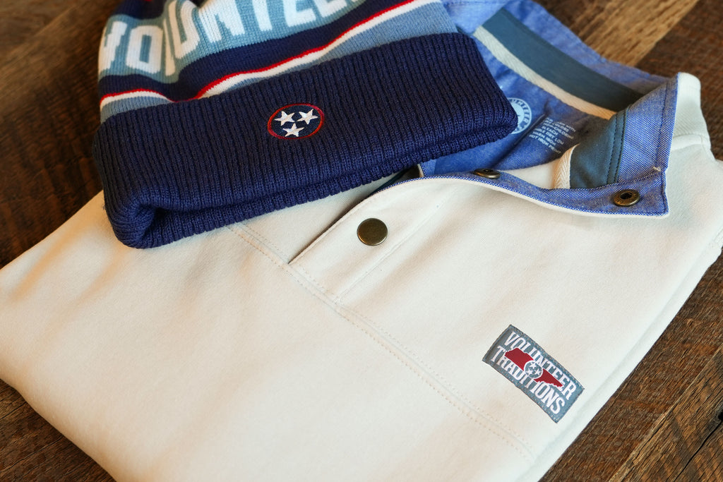 TN State Label Snap Pullover + Toboggan Bundle