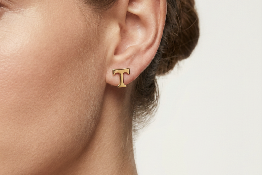 University of Tennessee Power T Earrings by Volunteer Traditions