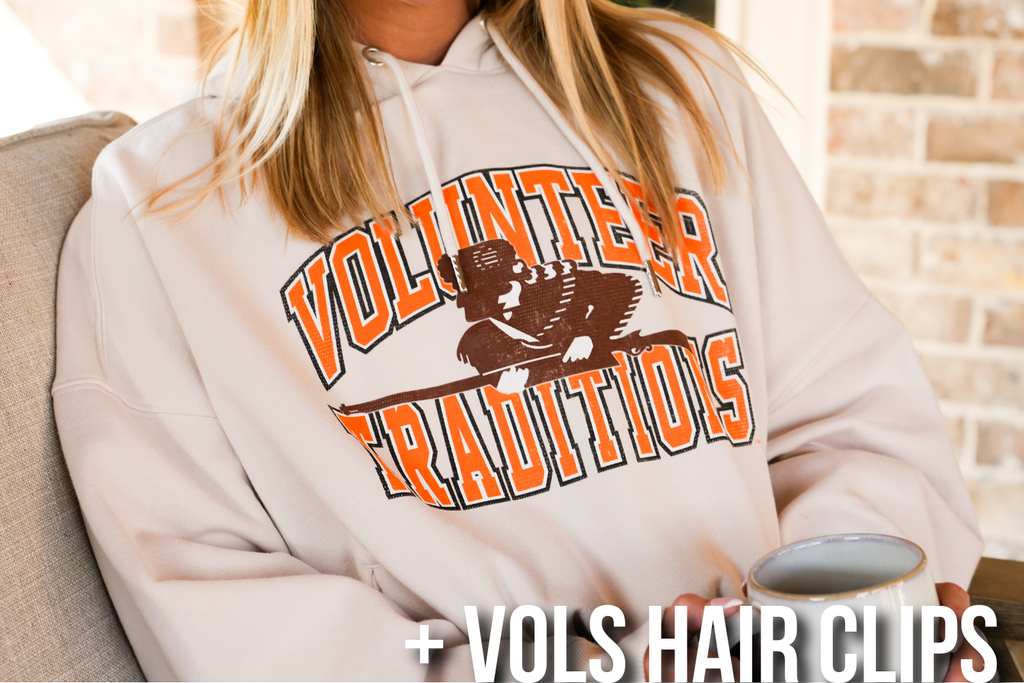 Classic Rifleman Cropped Hoodie + Hair Clip Bundle