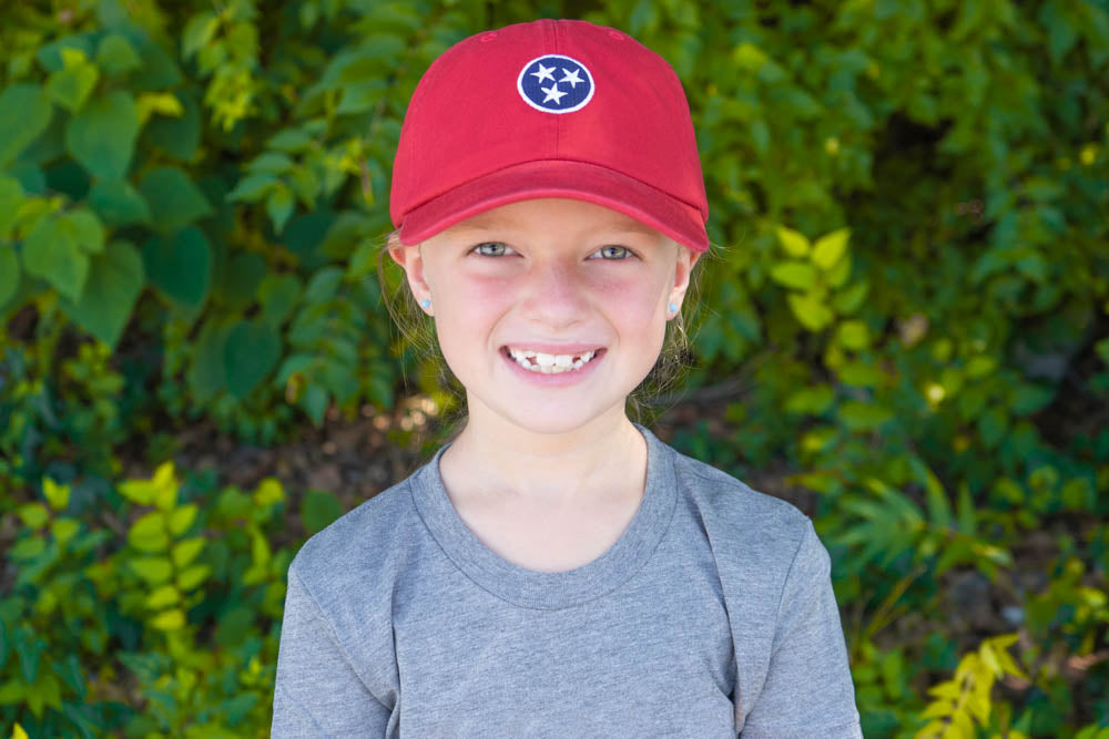 Red Kid's Tristar Hat