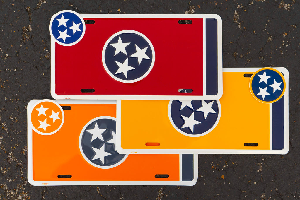 Tennessee State Flag License Plates