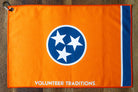 Orange Tennessee Flag Golf Towel