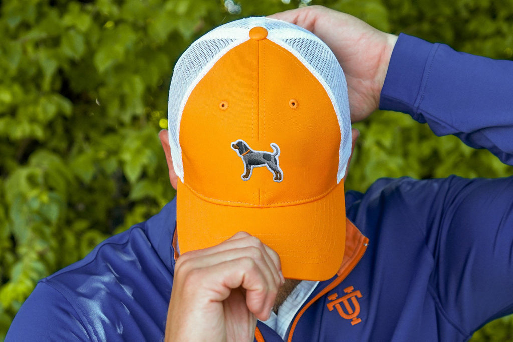 Orange Bluetick Promesh Hat