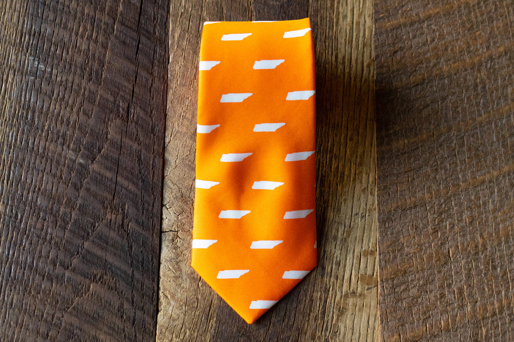 Orange Tennessee State Tie